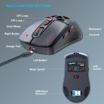 HXSJ T26 Dual Modes 2.4G BT5.1 Rechargeable Wireless Mouse, T26 – Bild 11