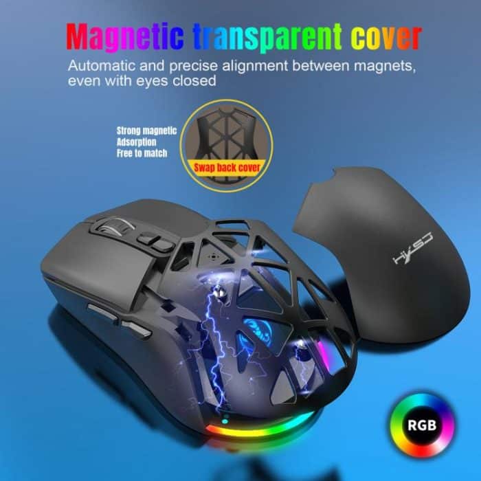 HXSJ T26 Dual Modes 2.4G BT5.1 Rechargeable Wireless Mouse, T26 – Bild 5