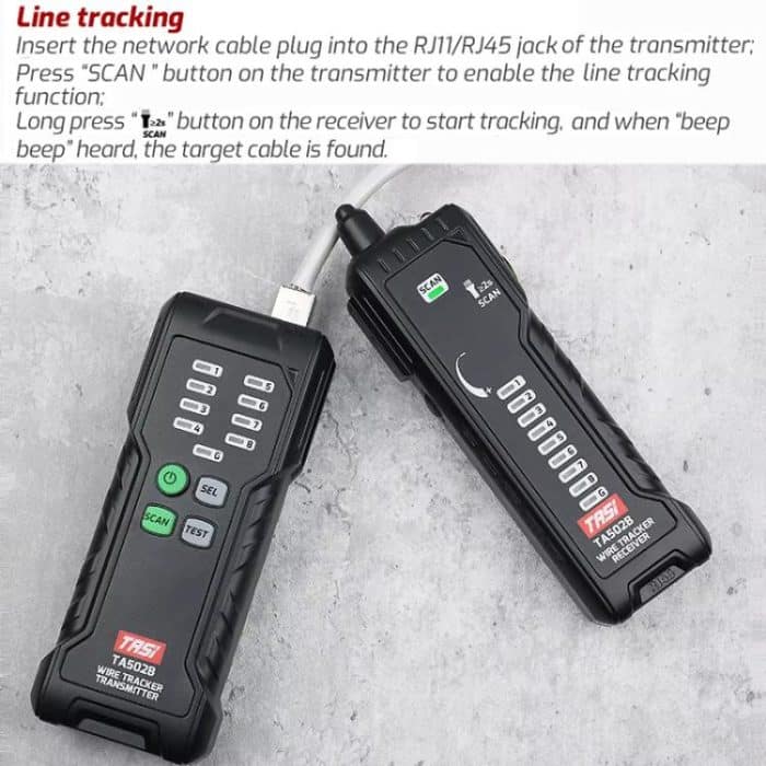 TASI TA502B Multifunktions-Netzwerkkabeltester – Bild 4