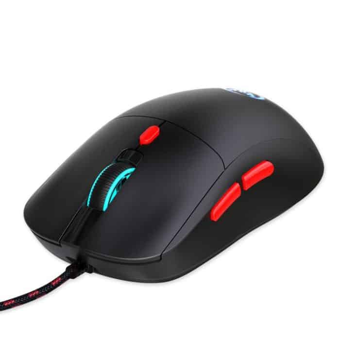 HXSJ X200 3600DPI Colorful Luminous Wired Mouse, Cable Length: 1.5m, X200 Black, X200 White – Bild 11
