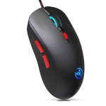 HXSJ X200 3600DPI Colorful Luminous Wired Mouse, Cable Length: 1.5m, X200 Black, X200 White – Bild 12