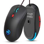 HXSJ X200 3600DPI Colorful Luminous Wired Mouse, Cable Length: 1.5m, X200 Black, X200 White – Bild 14