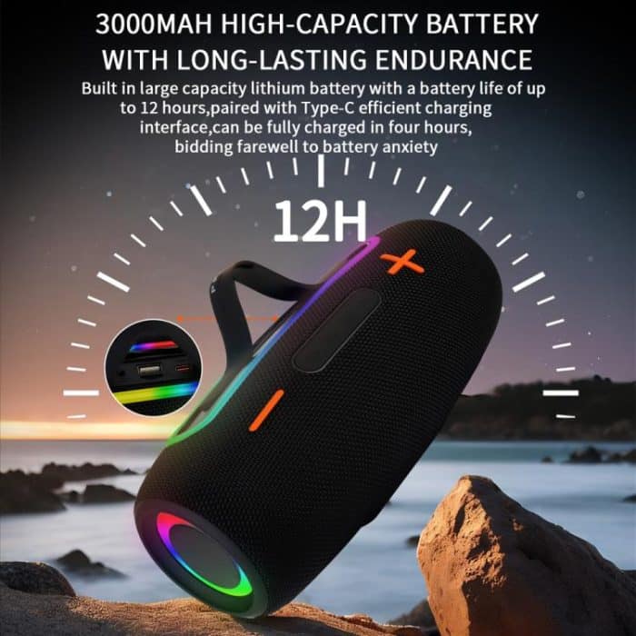 PRO9 20W Outdoor IPX6 Portable RGB Wireless Speakers Stereo Soundbar Subwoofer – Bild 4