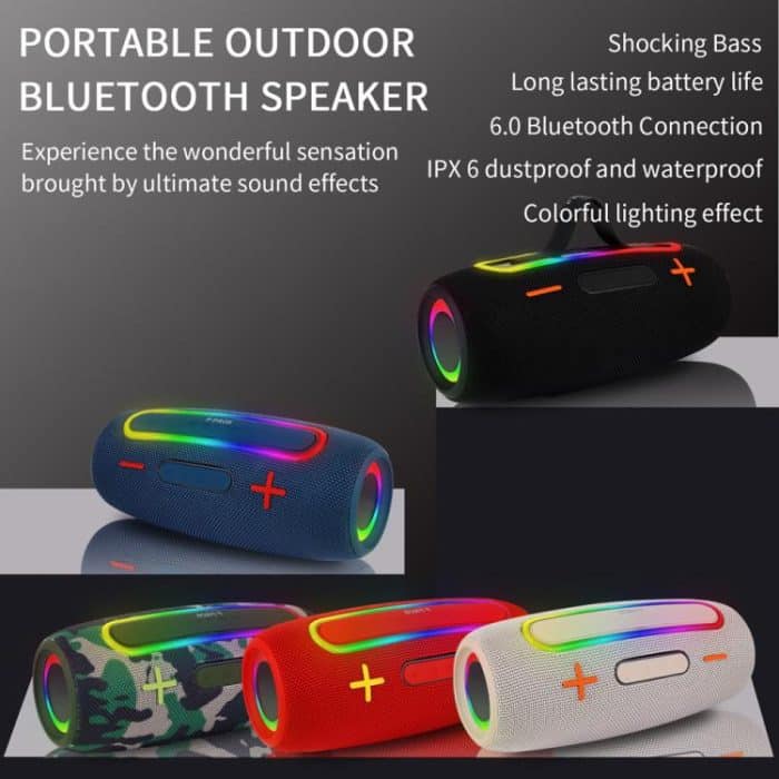 PRO9 20W Outdoor IPX6 Portable RGB Wireless Speakers Stereo Soundbar Subwoofer – Bild 6