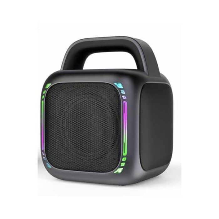 MS6K Portable RGB Dazzling Bluetooth Speaker Outdoor Karaoke Subwoofer, No Mic, Dual Mic – Bild 1