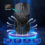 HXSJ T400 Tri-mode Rechargeable Wireless Mouse – Bild 4