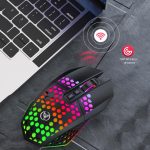HXSJ T500 Hole Mouse 2.4G Backlight Rechargeable Wireless Mouse – Bild 9