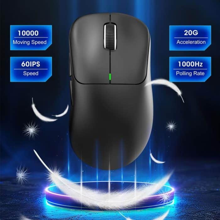 HXSJ T700 Tri-mode Lightweight Wireless Mouse – Bild 6