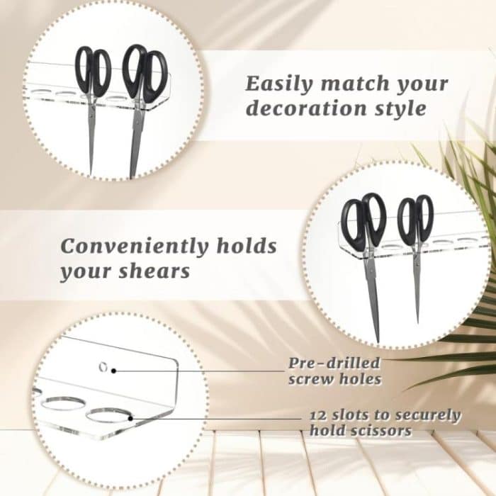 YX162 Acrylic Scissors Wall Mount Bracket, YX162 – Bild 4