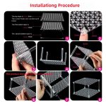 YX163 96-Hole Acrylic Paint Brush Pencils Stand, YX163 (Transparent), YX163 (Black) – Bild 6