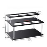 YX164 Acrylic 2 Tier Coffee Syrups Bottle Rack Organizer, YX164 – Bild 2