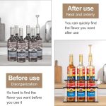 YX164 Acrylic 2 Tier Coffee Syrups Bottle Rack Organizer, YX164 – Bild 5