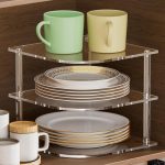 YX165 Acrylic 3 Tier Corner Plates and Bowls Organizer Shelf, YX165 – Bild 6