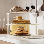 YX165 Acrylic 3 Tier Corner Plates and Bowls Organizer Shelf, YX165 – Bild 7