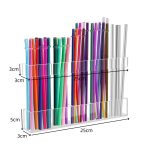 YX166 Acrylic Straw Wall Mount Bracket, with Double Sided Adhesion Stickers, YX166 – Bild 2