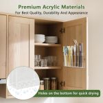 YX166 Acrylic Straw Wall Mount Bracket, with Double Sided Adhesion Stickers, YX166 – Bild 4