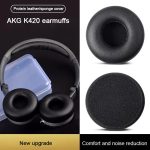 2pcs Protein Leather Replacement Earpads For AKG K402 / K414P / K416P, Protein Leather For AKG K402 – Bild 6