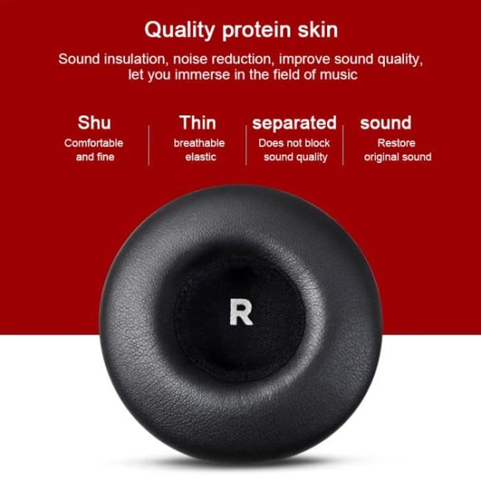 2pcs Protein Leather Replacement Earpads For AKG Y50BT / Y55DJ / Y50 / Y55 – Bild 4