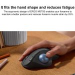Logitech ERGO M575S Trackball Professional CAD Work Wireless Bluetooth Mouse, ERGO M575S – Bild 5