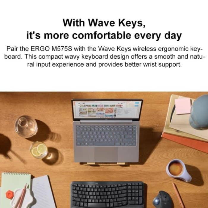 Logitech ERGO M575S Trackball Professional CAD Work Wireless Bluetooth Mouse, ERGO M575S – Bild 6