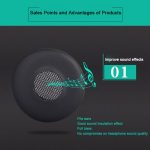 2pcs Protein Leather Replacement Earpads For AKG Y40 / Y45 / Y45BT – Bild 3