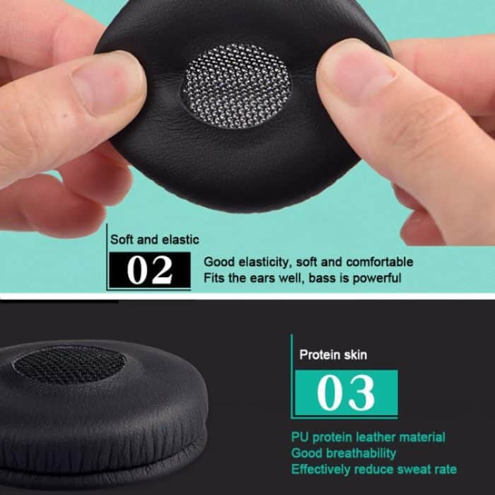 2pcs Protein Leather Replacement Earpads For AKG Y40 / Y45 / Y45BT – Bild 4