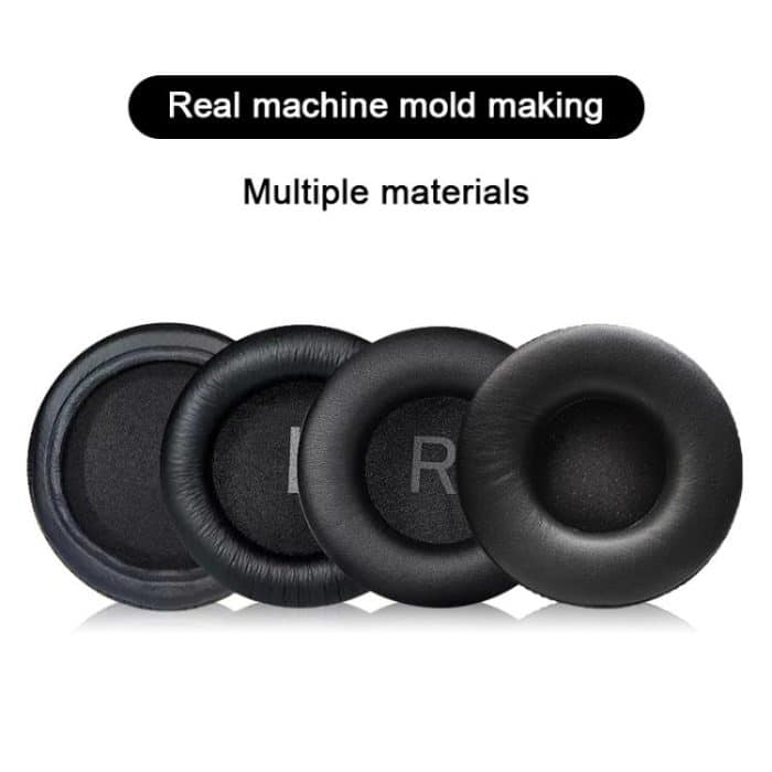 1 Pair Protein Leather Replacement Earpads For AKG K52 / K72 / K92, Protein Leather For AKG K52 – Bild 2