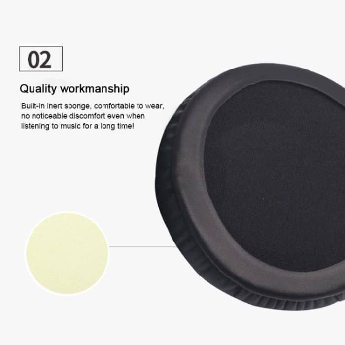 1 Pair Protein Leather Replacement Earpads For AKG K52 / K72 / K92, Protein Leather For AKG K52 – Bild 5