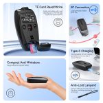 HXSJ M109 Mini Wireless Mouse, 3D Right, TF Card Reader, 4D Mute Buttons – Bild 8