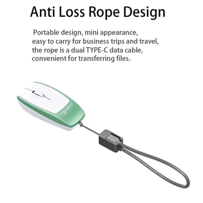 HXSJ M109 Mini Wireless Mouse, 3D Right, TF Card Reader, 4D Mute Buttons – Bild 9