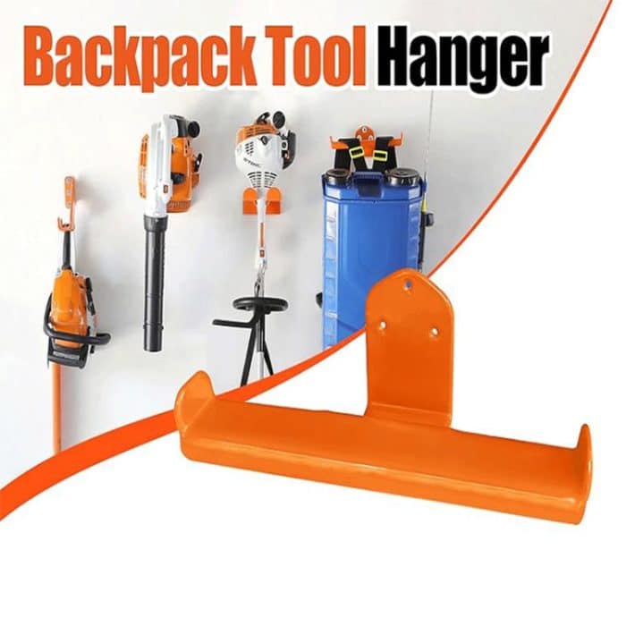 Wall Mounted Backpack Leaf Blower Hook Garden Tool Storage Bracket – Bild 4