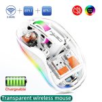 HXSJ M333 Three Modes Transparent Wireless Mouse – Bild 9