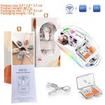 HXSJ M333 Three Modes Transparent Wireless Mouse – Bild 10