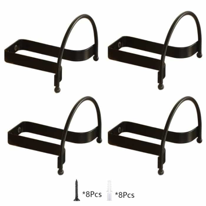 4pcs/Pcak Wall Mounted Cowboy Hat Storage Rack Multifunctional Hat Display Organizer – Bild 1