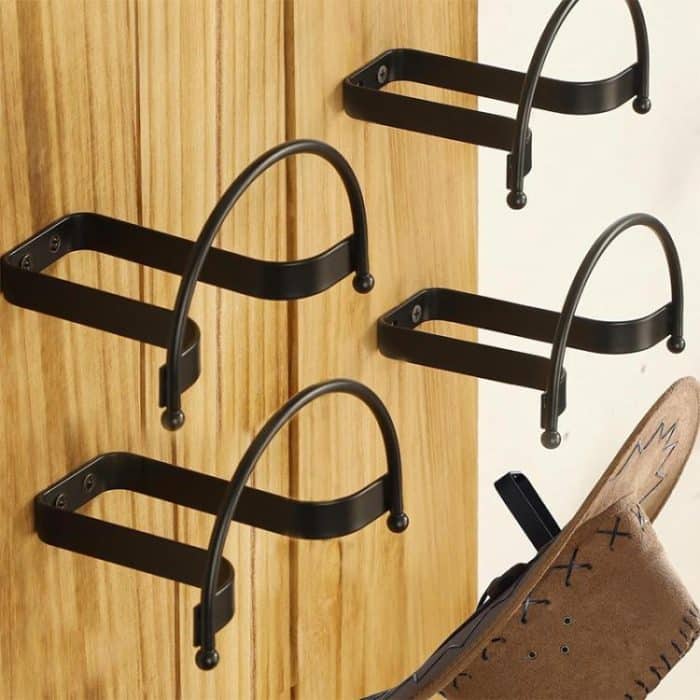 4pcs/Pcak Wall Mounted Cowboy Hat Storage Rack Multifunctional Hat Display Organizer – Bild 4