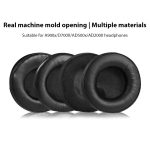 2pcs Sponge Earmuffs Replacement Earpads For ATH-A900X, Black Flannel, Black Protein Leather, Black Lambskin+Microfiber, Black Lambskin, Black Punched Lambskin, Black Mesh-Headband, Black Mesh-Solid Headband – Bild 3