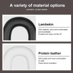 2pcs Sponge Earmuffs Replacement Earpads For B&W Px7 S2 / Px8, Black Protein Leather, Blue Protein Leather, White Protein Leather, Green Protein Leather, Black Lambskin, Grey Lambskin, Beige Lambskin, Red Lambskin – Bild 3