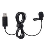 USB Interface Lavalier Microphone for Laptop Live Conference Recording, USB Interface – Bild 2