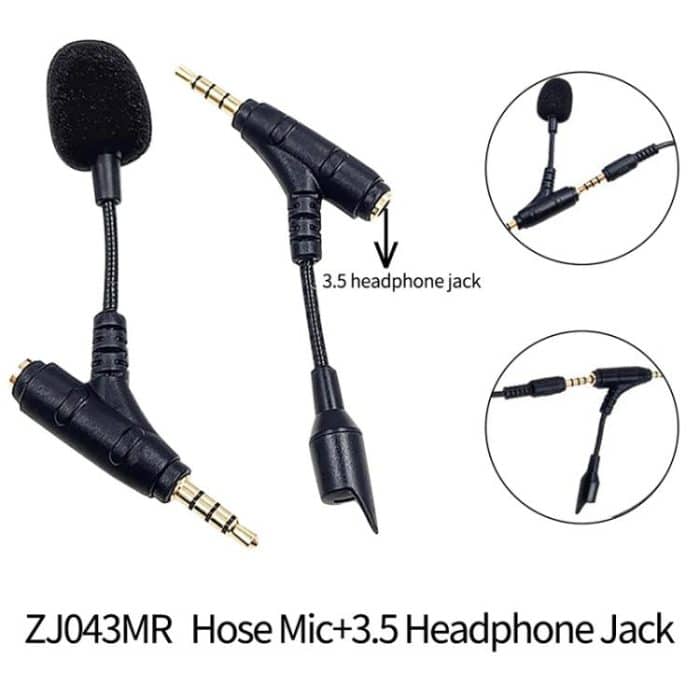 3.5mm Elbow Dual Ports Microphone for Mobile Live Broadcast, 3.5mm Ports – Bild 4