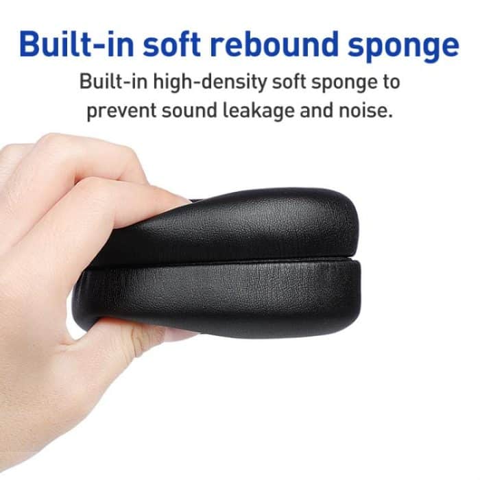 1 Pair Ice Silk Cloth Earphone Replacement Earpads For JBL Live 650 BTNC / E65BTNC / Duet NC / Live 660 BTNC, Ice Silk Cloth(Black) – Bild 4