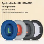 1 Pair Protein Leather Earphone Replacement Earpads For JBL JR 460NC – Bild 2