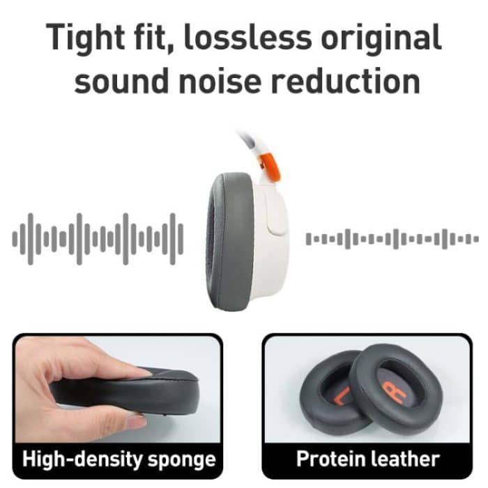 1 Pair Protein Leather Earphone Replacement Earpads For JBL JR 460NC – Bild 6