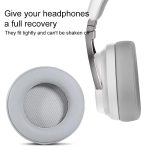 1 Pair Protein Leather and Ice Silk Cloth Replacement Earpads For Corsair Virtuoso RGB WIRELESS XT, Protein Leather and Ice Silk Cloth For Corsair Virtuoso(Black) – Bild 5