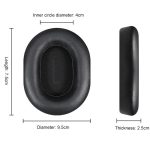 1 Pair Protein Leather Replacement Earpads For Baseus D05, For Baseus D05(Black), For Baseus D05(Grey), For Baseus D05(Apricot) – Bild 2