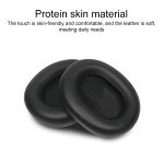 1 Pair Protein Leather Replacement Earpads For Baseus H1i, For Baseus H1i(Black), For Baseus H1i(Apricot) – Bild 3