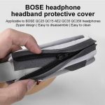 Neoprene Zipper Headband Protective Cover For BOSE QC25 / QC15 / QC35 II, Small-Black, Small-Black Grey, Small-Grey, Large-Black, Large-Black Grey, Large-Red, Large-Brown – Bild 5