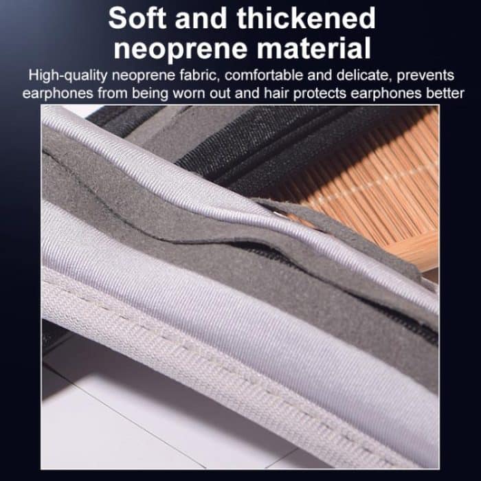 Neoprene Zipper Headband Protective Cover For BOSE QC25 / QC15 / QC35 II, Small-Black, Small-Black Grey, Small-Grey, Large-Black, Large-Black Grey, Large-Red, Large-Brown – Bild 6