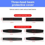 Universal PU Leather Headband Protective Cover, Curved 21x11x8.5cm, Curved 24.5x11x8.5cm, Rectangle 24.5x10cm – Bild 2