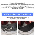 Universal PU Leather Headband Protective Cover, Curved 21x11x8.5cm, Curved 24.5x11x8.5cm, Rectangle 24.5x10cm – Bild 5