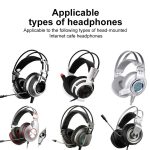 Universal PU Leather Headband Protective Cover, Curved 21x11x8.5cm, Curved 24.5x11x8.5cm, Rectangle 24.5x10cm – Bild 6